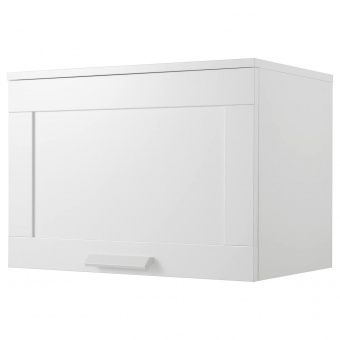 БРИМНЭС Навесной шкаф с дверцей, белый, 60x41 см