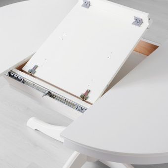 картинка ИНГАТОРП Раздвижной стол, белый, 110/155 см от магазина Wmart