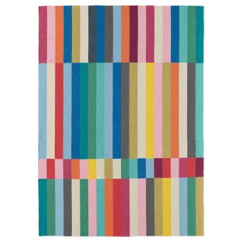 ХАЛЬВЕД Ковер безворсовый, ручная работа разноцветный, 170x240 см