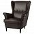 картинка СТРАНДМОН Кресло с подголовником, Гранн/Бумстад темно-коричневый от магазина Wmart