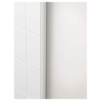 картинка ГОДМОРГОН Шкаф высокий, глянцевый белый, 40x32x192 см от магазина Wmart