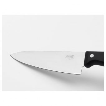 ВАРДАГЕН Нож поварской, темно-серый, 16 см
