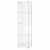 картинка ДЕТОЛЬФ Шкаф-витрина, белый, 43x163 см от магазина Wmart