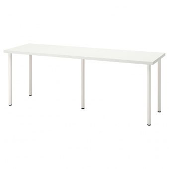 картинка LAGKAPTEN ЛАГКАПТЕН / ADILS АДИЛЬС Письменный стол - белый 200x60 см от магазина Wmart
