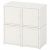 картинка ЛИКСГУЛЬТ Комбинация настенных шкафов, белый, 50x25x50 см от магазина Wmart