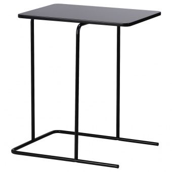 РИАН Придиванный столик, черный, 55x40 см