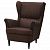 картинка СТРАНДМОН Кресло с подголовником, Шифтебу коричневый от магазина Wmart