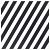 картинка ПИПИГ Салфетка под приборы, в полоску, черный/белый, 37x37 см от магазина Wmart