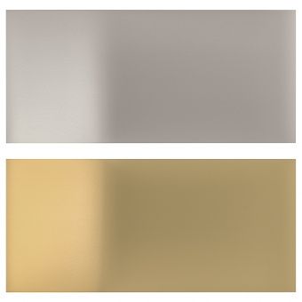 картинка LYSEKIL ЛИЗЕКИЛЬ Настенная панель - двусторонний желтая медь/цвет нержавеющей стали 119.6x55 см от магазина Wmart