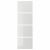 ХОККСУНД 4 панели д/рамы раздвижной дверцы, светло-серый глянцевый светло-серый, 75x236 см