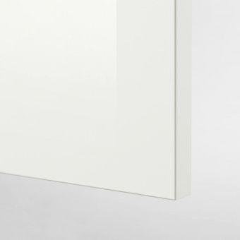 картинка КНОКСХУЛЬТ Кухня, глянцевый белый, 120x180x260 см от магазина Wmart
