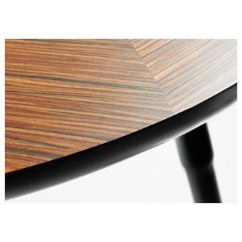 ЛЁВБАККЕН Придиванный столик, классический коричневый, 77x39 см