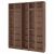 картинка БИЛЛИ / ОКСБЕРГ Стеллаж, коричневый ясеневый шпон, 200x30x237 см от магазина Wmart