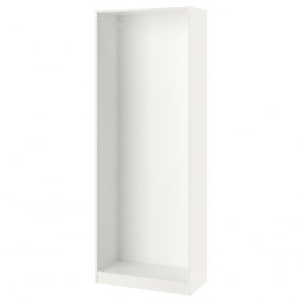 ПАКС Каркас гардероба, белый, 75x35x201 см