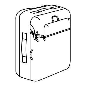 ФОРЕНКЛА Сумка на колесиках и рюкзак, темно-серый