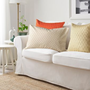 картинка ЛЬЮВАРЕ Чехол на подушку, бежевый, 40x65 см от магазина Wmart