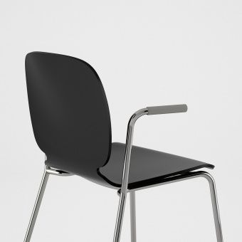 картинка СВЕН-БЕРТИЛЬ Легкое кресло, черный, Дитмар хромированный от магазина Wmart