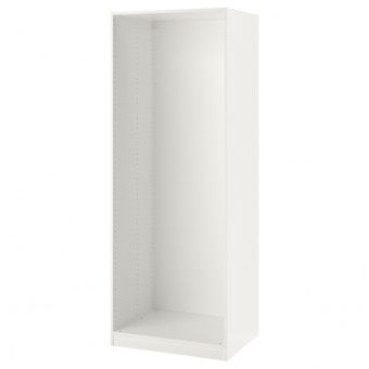 ПАКС Каркас гардероба, белый, 75x58x201 см
