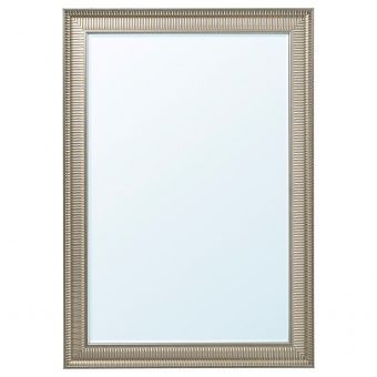 СОНГЕ Зеркало, серебристый, 91x130 см