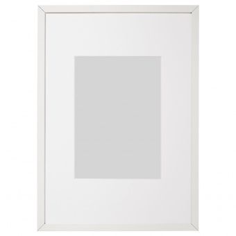картинка LOMVIKEN ЛОМВИКЕН Рама - белый 21x30 см от магазина Wmart