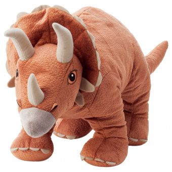 картинка ЙЭТТЕЛИК Мягкая игрушка, динозавр, Трицератопс, 69 см от магазина Wmart