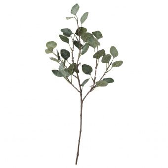 СМИККА Искусственный листок, эвкалипт, зеленый, 65 см
