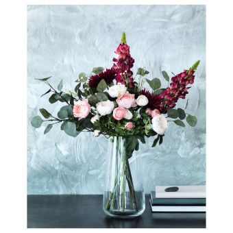 СМИККА Искусственный листок, эвкалипт, зеленый, 65 см