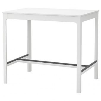 картинка EKEDALEN ЭКЕДАЛЕН Барный стол - белый 120x80x105 см от магазина Wmart
