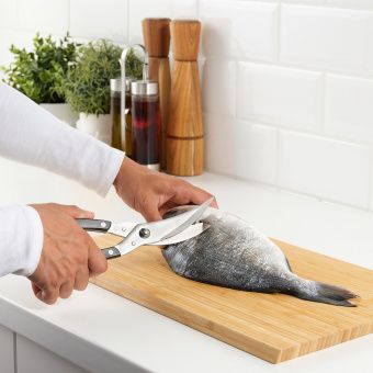 картинка ПРЕСТЕРА Ножницы для рыбы/птицы, черный от магазина Wmart