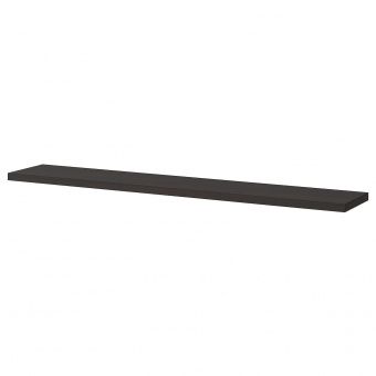 картинка BERGSHULT БЕРГСХУЛЬТ Полка - коричнево-чёрный 120x20 см от магазина Wmart