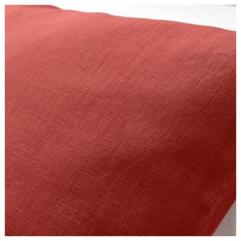 ВИГДИС Чехол на подушку, красно-оранжевый, 50x50 см