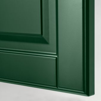 БУДБИН Фронт панель для посудом машины, темно-зеленый, 45x80 см
