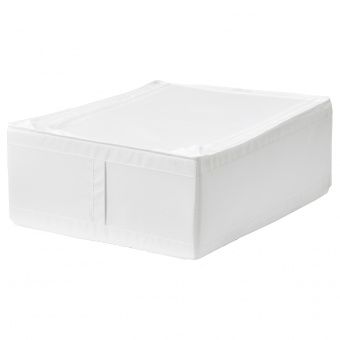 СКУББ Сумка для хранения, белый, 44x55x19 см