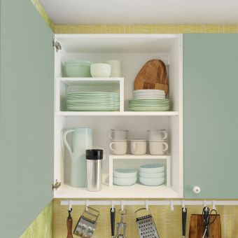 картинка КНОКСХУЛЬТ Кухня, серо-зеленый, 220x61x220 см от магазина Wmart