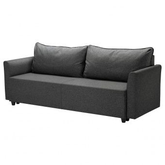 картинка BRISSUND БРИССУНД 3-местный диван-кровать - Рудорна темно-серый от магазина Wmart