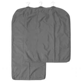 картинка СКУББ Чехол для одежды, 3 штуки, темно-серый от магазина Wmart