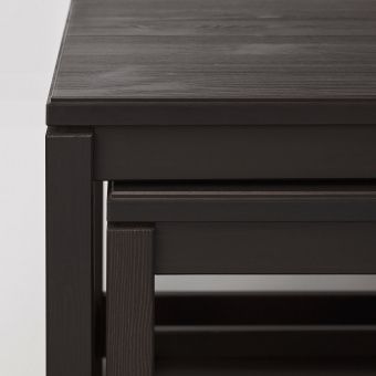 картинка ХАВСТА Комплект столов, 2 шт, темно-коричневый от магазина Wmart