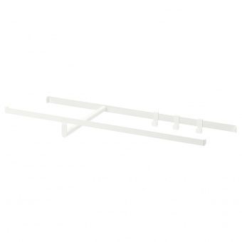 картинка ХЭЛПА Штанга платяная, белый, 80x40 см от магазина Wmart