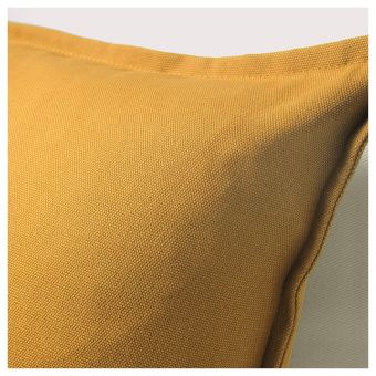 ГУРЛИ Чехол на подушку, золотисто-желтый, 50x50 см