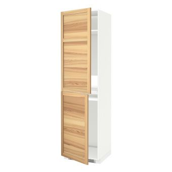 картинка METOD МЕТОД Высок шкаф д холодильн/мороз - белый/Торхэмн ясень 60x60x220 см от магазина Wmart
