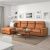 картинка ЛИДГУЛЬТ 4-местный диван, с козеткой, Гранн/Бумстад золотисто-коричневый от магазина Wmart