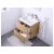 картинка ГОДМОРГОН / ОДЕНСВИК Шкаф для раковины с 2 ящ, под беленый дуб, ДАЛЬШЕР смеситель, 63x49x64 см от магазина Wmart