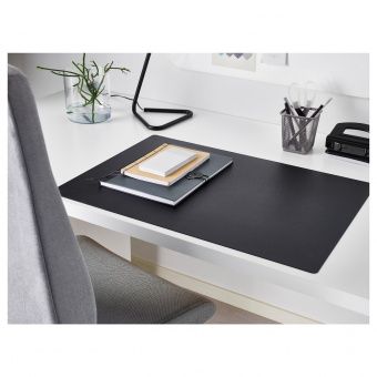 СКРУТТ Подкладка на стол, черный, 65x45 см