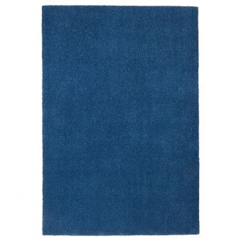 картинка TYVELSE ТЮВЕЛЬСЕ Ковер, короткий ворс - темно-синий 133x195 см от магазина Wmart