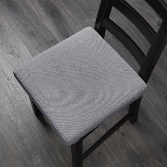 ОМТЭНКСАМ Подушка на стул, Оррста светло-серый, 40x40 см