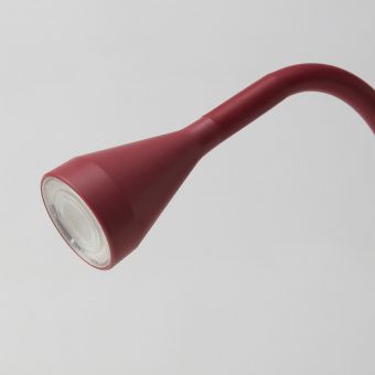 картинка НЭВЛИНГЕ Лампа с зажимом, светодиодная, темно-красный от магазина Wmart