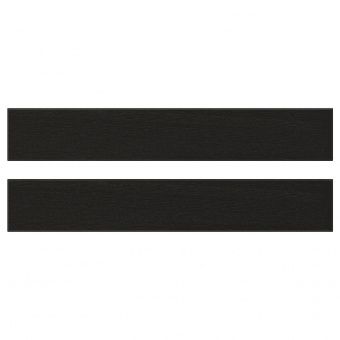 картинка LERHYTTAN ЛЕРХЮТТАН Фронтальная панель ящика - черная морилка 60x10 см от магазина Wmart