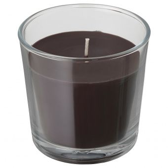 картинка СИНЛИГ Ароматическая свеча в стакане, Перец, черный, 9 см от магазина Wmart