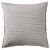 КРИСТИАННЕ Чехол на подушку, белый, темно-серый в полоску, 50x50 см
