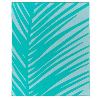 ГРАСИОС Ковер, бирюзовый, 133x160 см